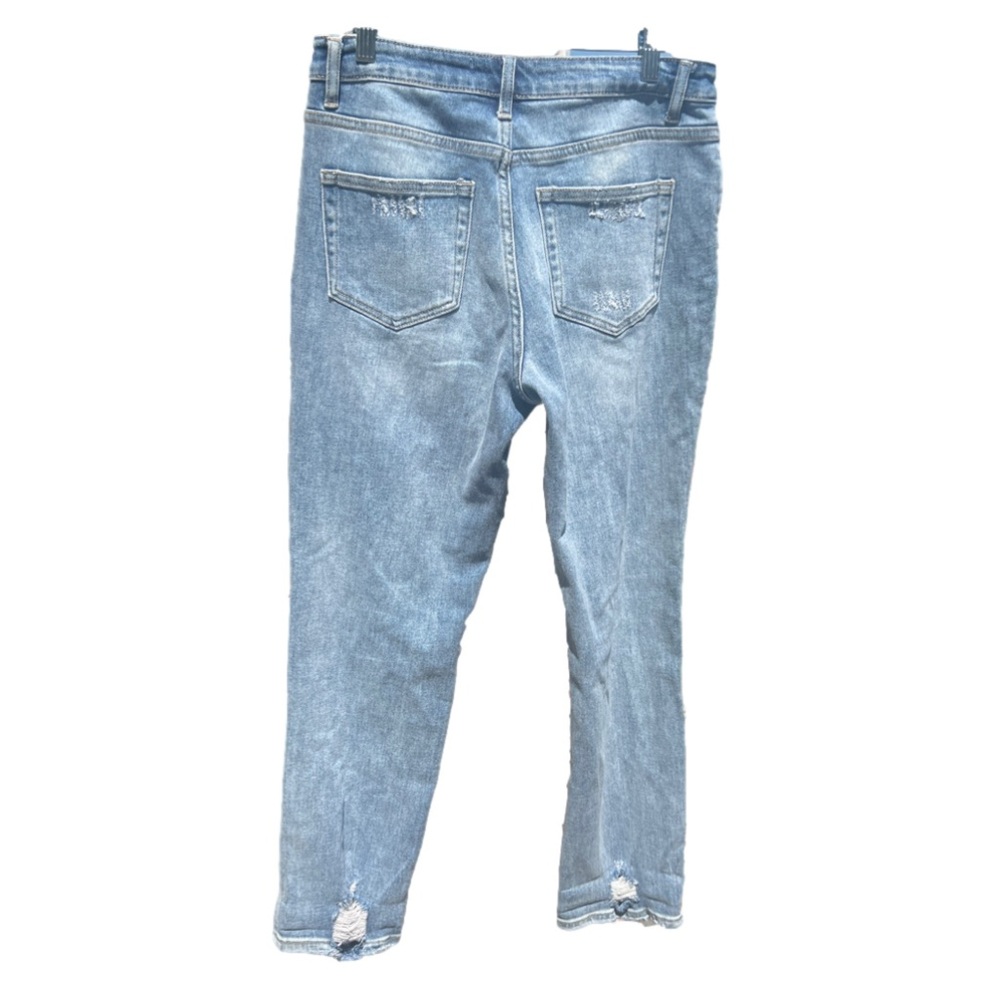 Vervet Light Wash High Rise Torn Boyfriend Fit Jeans - Picture 4 of 5